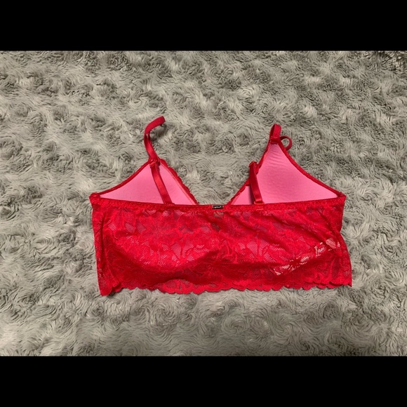 Red Victoria’s Secret Pink Bralette - Picture 2 of 2